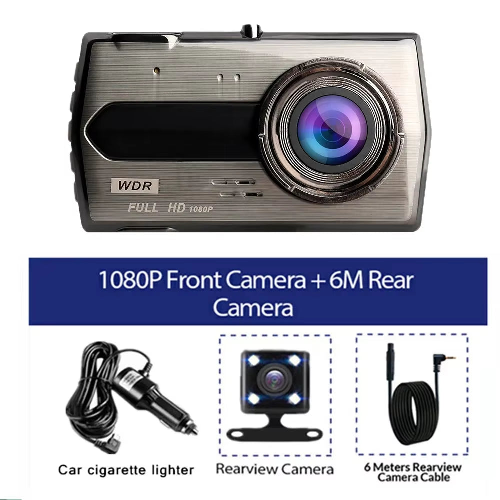 HD 1080P Dash Cam Car DVR Vehicle Camera Drive Video Recorder Black Box Auto Dashcam Car Accessories Night Vision Registrar