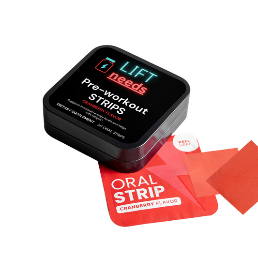 Fast dissolving Pre workout strips