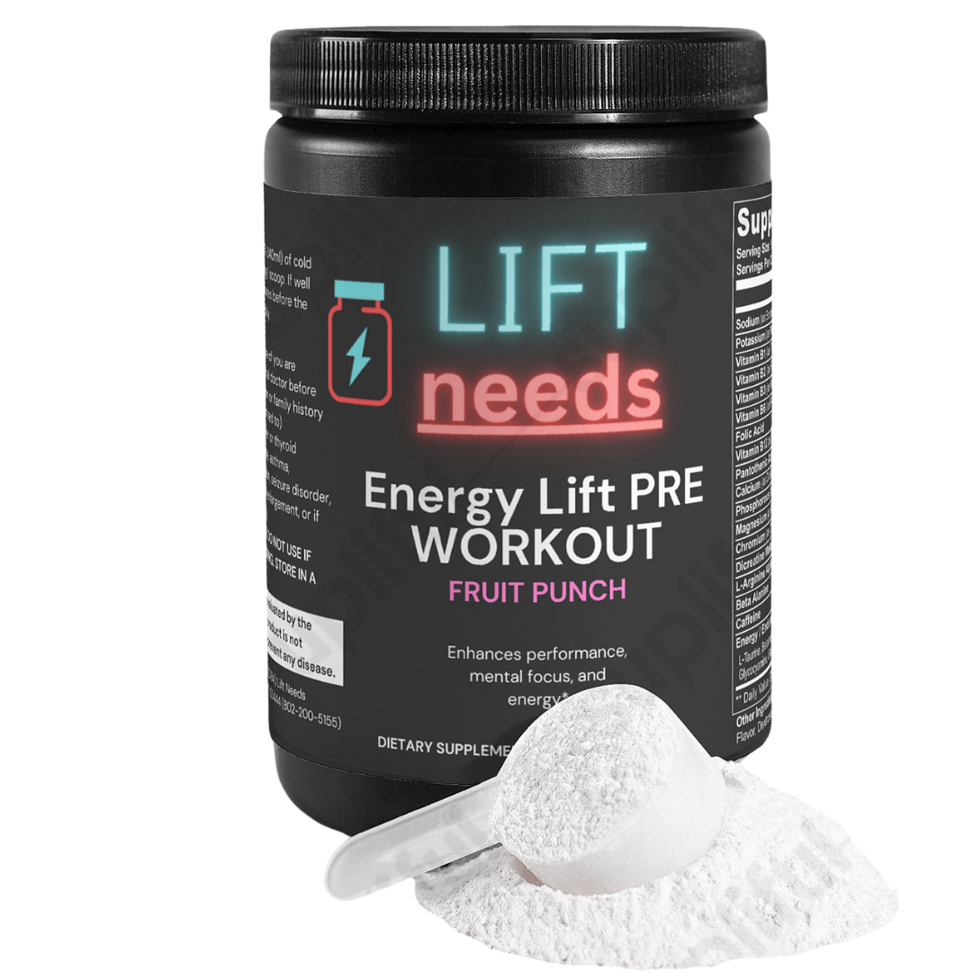 Fast Energy Lift Pre Workout Powder