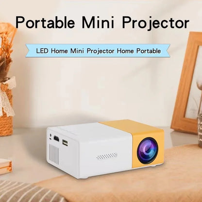  Portable LED Outdoor Mini HD 1080P Mobile Projector Ultra Clear Projector, Mini Portable Projector