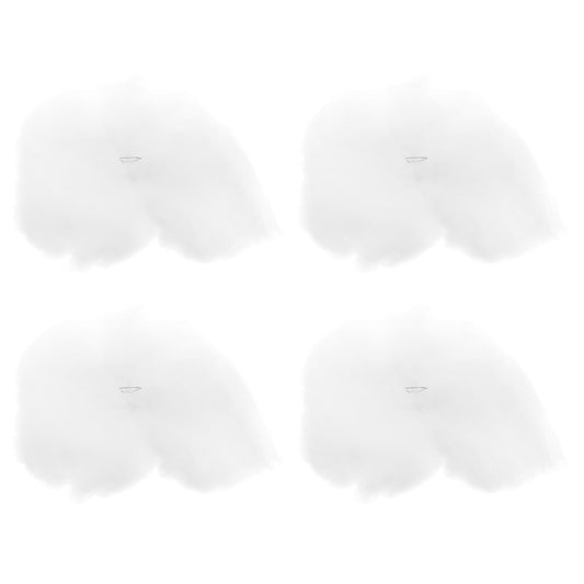 4Pcs Artificial Cloud Props 3D Cloud Room DIY Hanging Ornament Imitation Cotton Decoration Art Stage Wedding Party Stage Show Cloud Room Decor,15 X 15X 15Cm