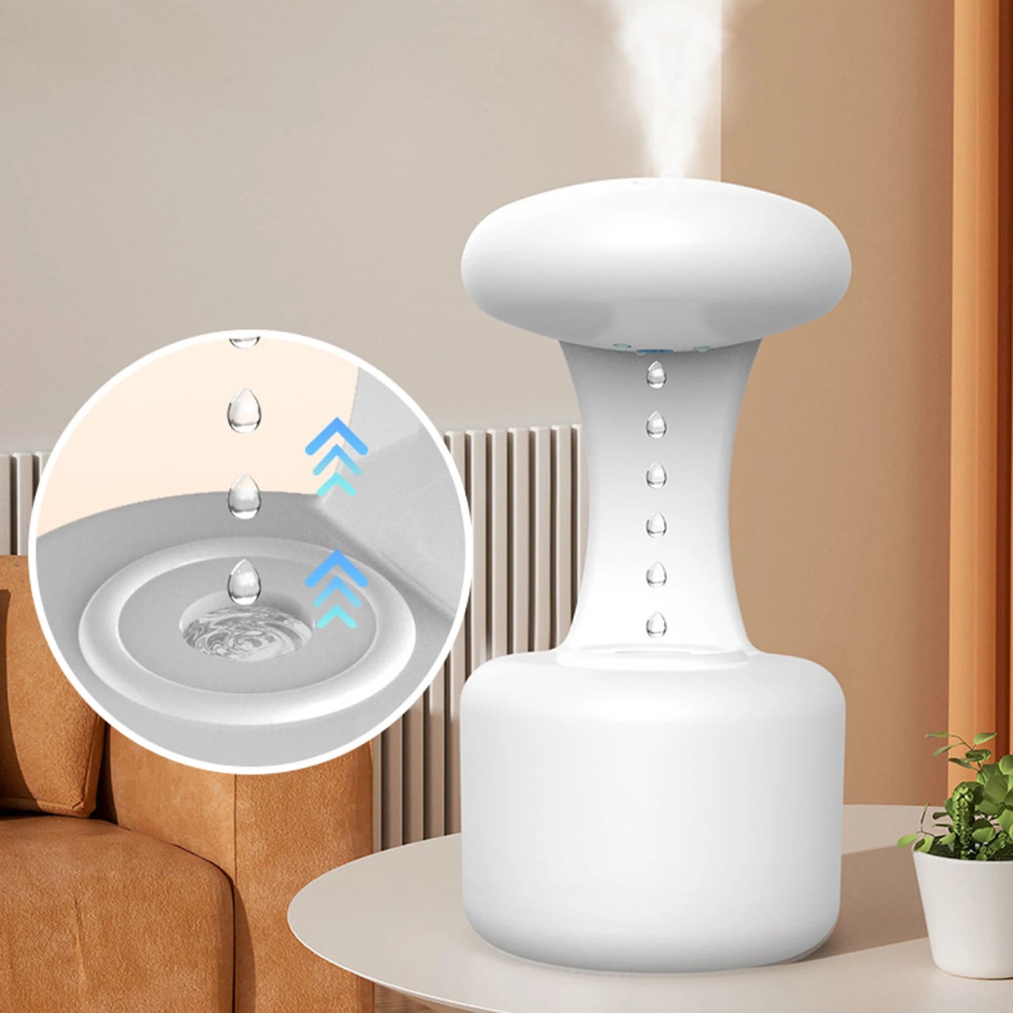 anti Gravity Bubble Humidifier Diffuser USB Mini Mist Sprayer Weightless Desktop Air Humidifier Purifier