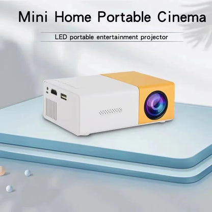  Portable LED Outdoor Mini HD 1080P Mobile Projector Ultra Clear Projector, Mini Portable Projector