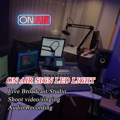 On Air Neon Signs, LED Studio Live Decorative Lights, on Air Neon Lights Wall...